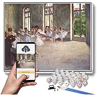 Paint by Numbers for Adult Kits The Rehearsal Painting by Edgar Degas Paint by Numbers Kit for Kids and Adults