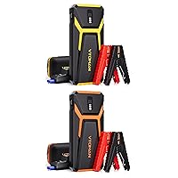 New Upgrade V10 Jump Starter Bundle - Yellow & Orange Combo Pack