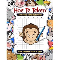 Hoe te teken schattige dieren voor kinderen van 4-8 jaar: Leuk en makkelijk stap-voor-stap tekenactiviteitenboek voor kinderen. Leer leuke dierengezichten tekenen (Dutch Edition) Hoe te teken schattige dieren voor kinderen van 4-8 jaar: Leuk en makkelijk stap-voor-stap tekenactiviteitenboek voor kinderen. Leer leuke dierengezichten tekenen (Dutch Edition) Paperback