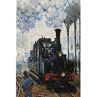 Claude Monet Arrival of the Normandy Train Notebook Journal: Famous Paintings Notebooks