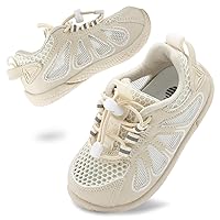 BARERUN Toddler Shoes Boy Girl Sneakers Lightweight Breathable Barefoot Running/Walking Shoes Toddler Tennis Shoes with Adjustable Tightness