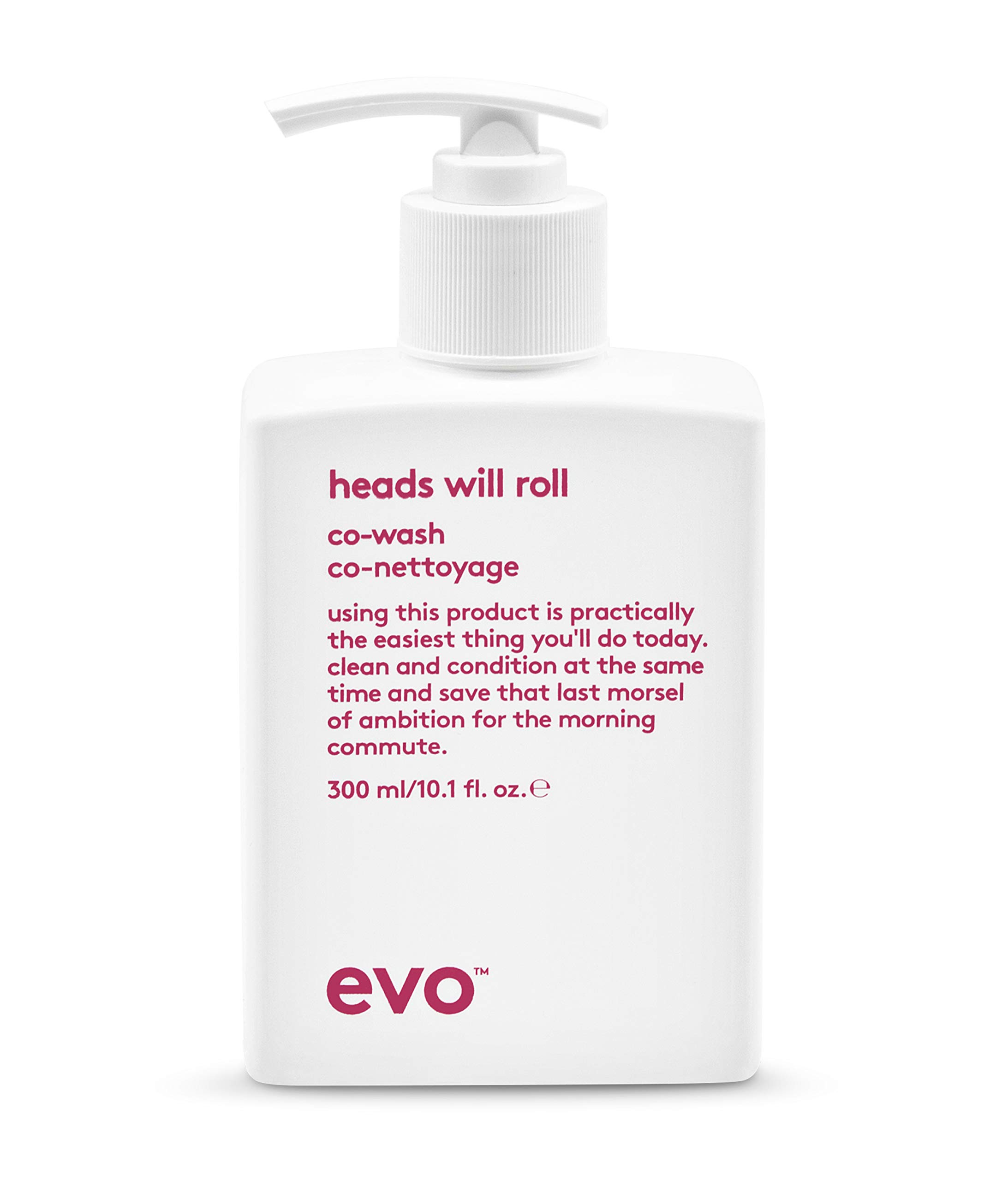 evo Heads Will Roll Cleansing Conditioner for Curly Hair - Moisturizing Curl Defining & Frizz Eliminating