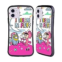 Head Case Designs Officially Licensed Despicable Me Agnes, Minion Stuart & Unicorn It's So Fluffy Hybrid Case Compatible with Apple iPhone 11