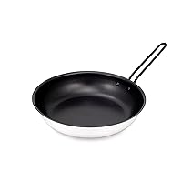GSI Outdoors Bugaboo Fry Pan I Folding Handle, Aluminum Non-Stick for Camping, Home, Backpacking or Cabin