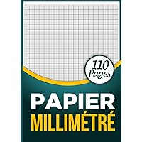Papier Millimétré: Carnet de papier pour dessin millimétré | Idéal pour les Travaux Géométriques et les Dessins Techniques (French Edition)