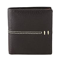 NOVICA Handcrafted Leather Wallet Black from India Solid 'Dotted Road'