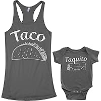 Threadrock Taco & Taquito Infant Bodysuit & Women's Racerback Tank Set