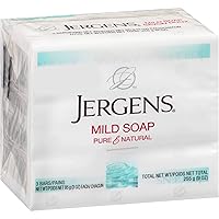 Jergens Mild Soap, fresh, 9 Ounce, (Pack of 3)