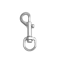 Wuuycoky Silvery D Ring Gun Buckle Large Lobster Clasps Swivel Snap Hooks