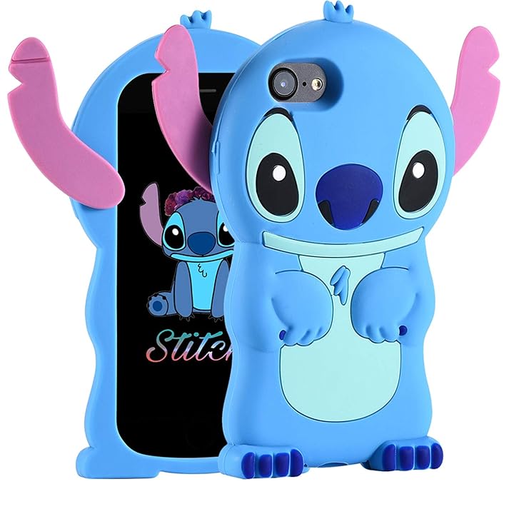 Mua FINDWORLD Cases for iPhone 5S 5C 5 Case, Lilo Stitch Cute 3D Cartoon  Unique Soft Silicone Animal Rubber Character Shockproof Anti-Bump Protector  Boys Kids Girls Gifts Cover for iPhone 5S/5/5C/S trên