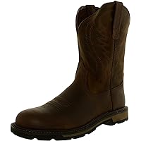 Ariat Men's MNS Groundbreaker Pullon Brown Fire and Safety Boot, 11.5