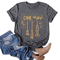 Womens T Shirts with Chickens Top Plus Short-Sleeved Casual Size Women's T-Shirt Printed Women's Blouse Fat Sh