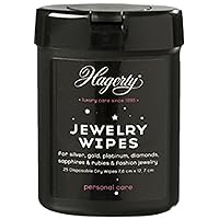 Hagerty Jewellery Wipes - Perfect to Take On Holiday to Keep Your Jewellery Sparkling