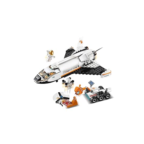 City Space Mars Research Shuttle 60226 Space Shuttle Toy Building Kit with Mars Rover and Astronaut Minifigures, Top STEM Toy for Boys and Girls, New 2019 (273 Pieces)