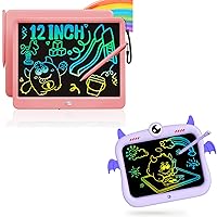 TEKFUN 12INCH + 8.5INCH LCD Writing Tablet for Kids Boys Girls Toys