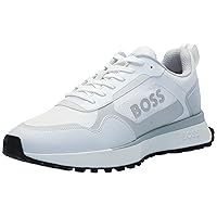 BOSS Men's Big Logo Mesh Mix Lace Up Sneaker