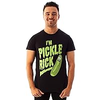 Rick and Morty T-Shirt I'm Pickle Rick Men's Black Short Sleeved Tee