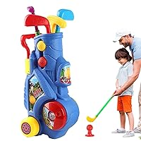 ADWOA Kids Golf Club Set, Indoor Golf Club Game Toy - Portable Indoor and Outdoor Toddler Golf Set Toy for Kids, Boys, Girls, Ages 3 and Up