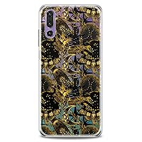 TPU Case Replacement for Huawei Honor 20 Pro 10 Lite 50SE Magic Note 10 20 Tarot Cards Flexible Victorian Witchy Soft Aesthetic Vintage Clear Design Silicone Slim fit Lightweight Print