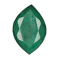 100% Natural Emerald Green Stone, 37.00 Carats. Marquise Cut Green Emerald, EGL Certified Loose Gemstone EU-514