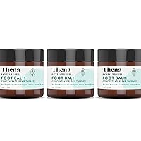 3 Pack Thena Tea Tree Oil Foot Balm For Toenail Treatment Athletes Foot Cream Dry Heels Itchy Cracked Feet Foot Care | 3 Pack