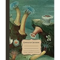 Composition Notebook: Vintage Sea Cucumber Illustration Journal with 120 College Ruled, Cream Colored Pages