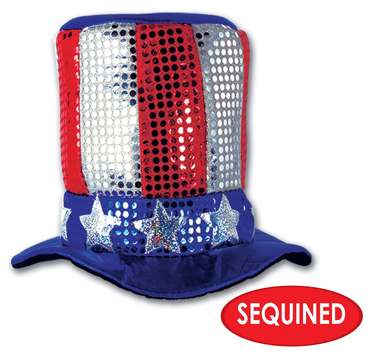 Glitz 'N Gleam Uncle Sam Top Hat Party Accessory (1 count)