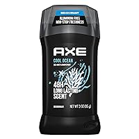AXE Deodorant Stick for Men Cool Ocean For Long Lasting Odor Protection All Day Fresh Scent Men's Deo, Aluminum Free 3 oz
