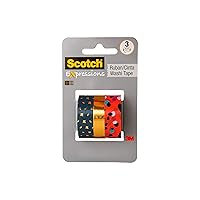 Scotch Expressions Washi Tape, 3 Rolls, Assorted Sizes, Great for Decorating and Crafts (C1017-3-P30)