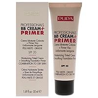 (Light-Medium) - PUPA Milano Professionals BB Cream + Primer, Combination - Oily Skin 50 ml