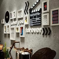 DFHBFG Photo Wall Industrial Wind Bar Painting Shop Wall Painting Hot Pot Shop Wall Decoration Hotel Creative (Color : Onecolor)
