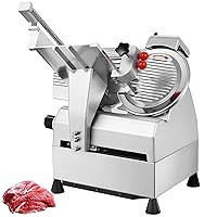 VEVOR Automatic Meat Slicer, 540W Deli Slicer with Two 10