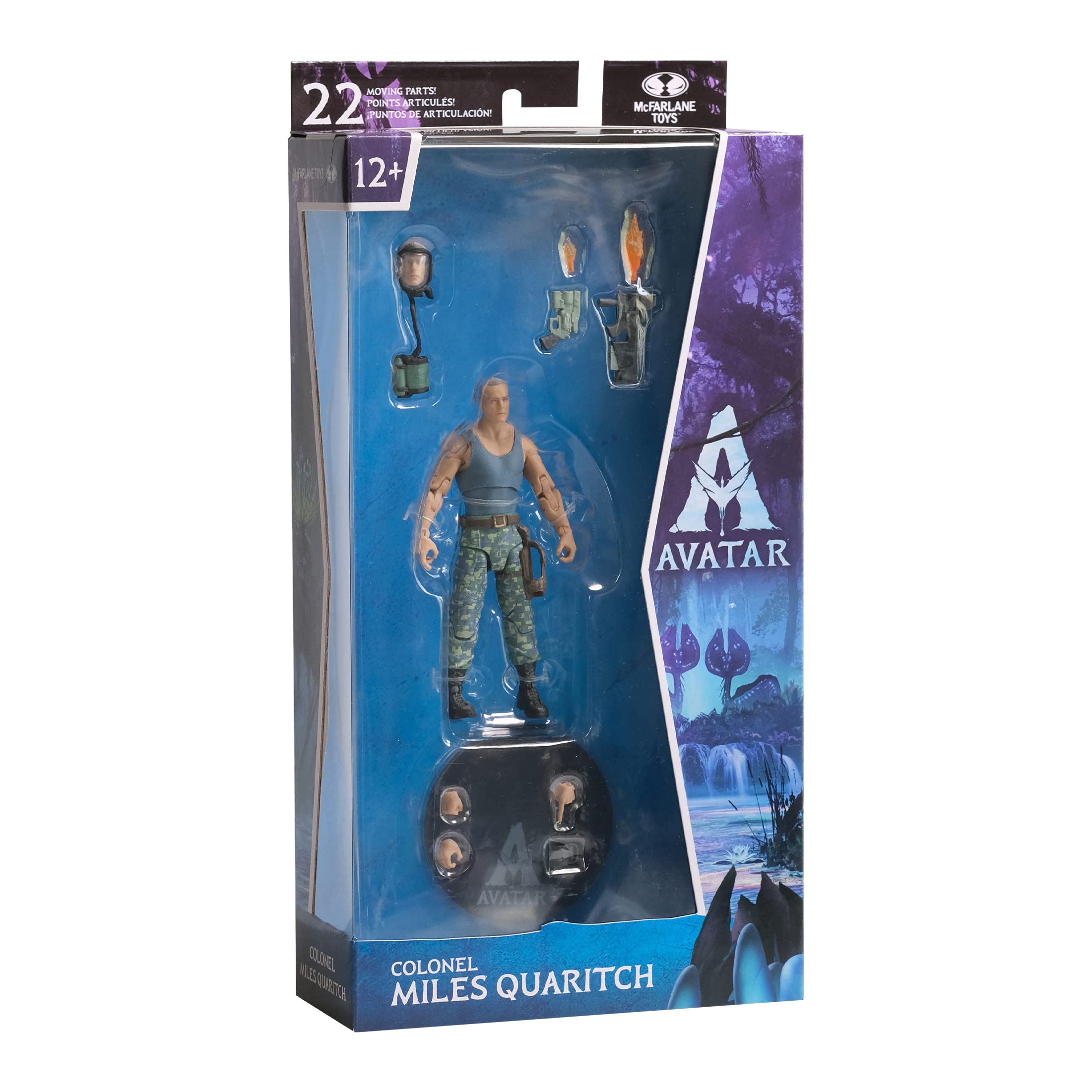 Những chiếc đồ chơi McFarlane của nhân vật Police Colonel Miles Quaritch trong bộ phim Avatar đang nhận được rất nhiều sự quan tâm từ các fan hâm mộ. Với thiết kế chân thực, chúng mang lại sự thỏa mãn cho những người yêu thích bộ phim này.