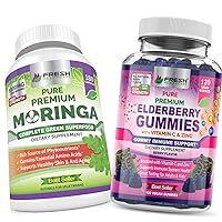 FRESH HEALTHCARE Moringa and Elderberry Gummies - Bundle