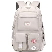 School Backpacks for Teen Girls - Laptop Backpacks 15.6 Inch College Cute Bookbag Anti Theft Women Casual Daypack