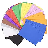 Assorted Rainbow 30-Pack Foam Sheets, 8.5x5.5-Inch & 2mm, Value Pack of EVA Foam Sheets in 11 Colors for Crafts Projects, Classrooms, DIY Projects, Back to School Supplies, Art Class