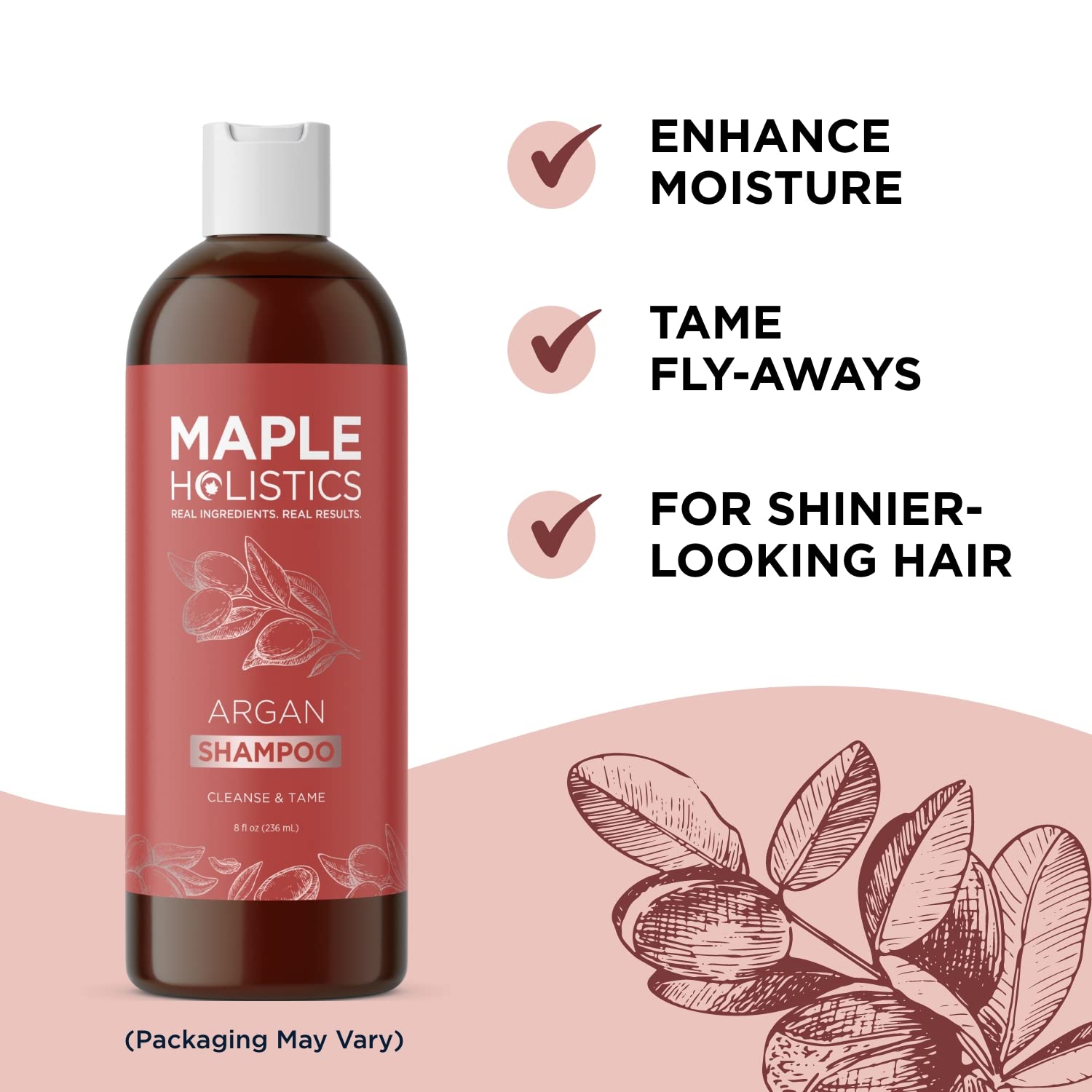 Argan Oil Shampoo for Dry Hair - Sulfate Free Shampoo for Damaged Hair and Frizz with Argan Oil for Hair - Volumizing Shampoo for Hair Shine and Volume Featuring Ultra Moisturizing Natural Oils