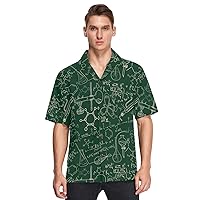 ALAZA Mens Science Chemistry Old Laboratory Quick Dry Hawaiian Shirt