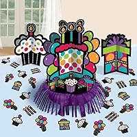 Party On Polka Dot Happy Birthday Assorted Table Decorating Kit , Pack of 23, Multi , 12.5
