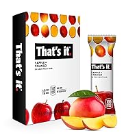 That's it , Apple + Mango , Fruit bar ,Pack of 12