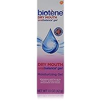 Biotene Oralbalance Dry Mouth Moisturizer Gel 1.50 oz ( Pack of 5)