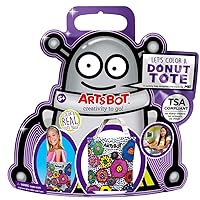 Craft Kits - Make Your Own - Creativity & Imagination On The Go - Compact, Mess-Free, Stress-Free Art Kit for Boys and Girls 5+ - Common Core Compatible - 4 Great Kits (Donut Tote)