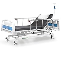 DARGASH Hospital Bed Electric 3 Function with IV Pole (Bed with Mattress)