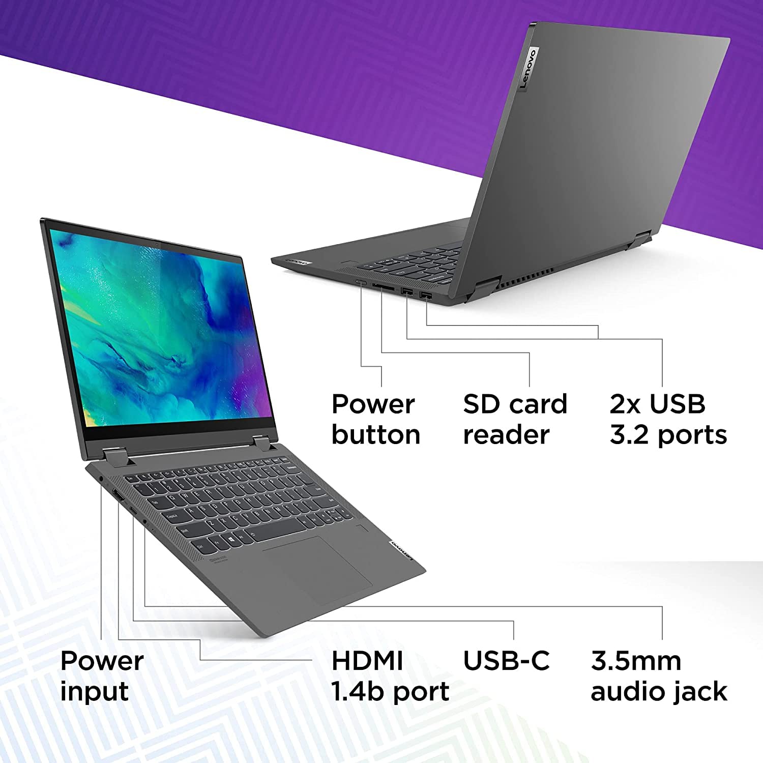 Lenovo IdeaPad Flex 5 2-in-1 Laptop, 14.0