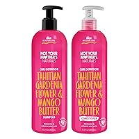 Not Your Mother's Naturals Curl Defining Shampoo and Conditioner (2 Pack) - 98% Naturally Derived Ingredients - All Hair Types - Gardenia Mango Butter
