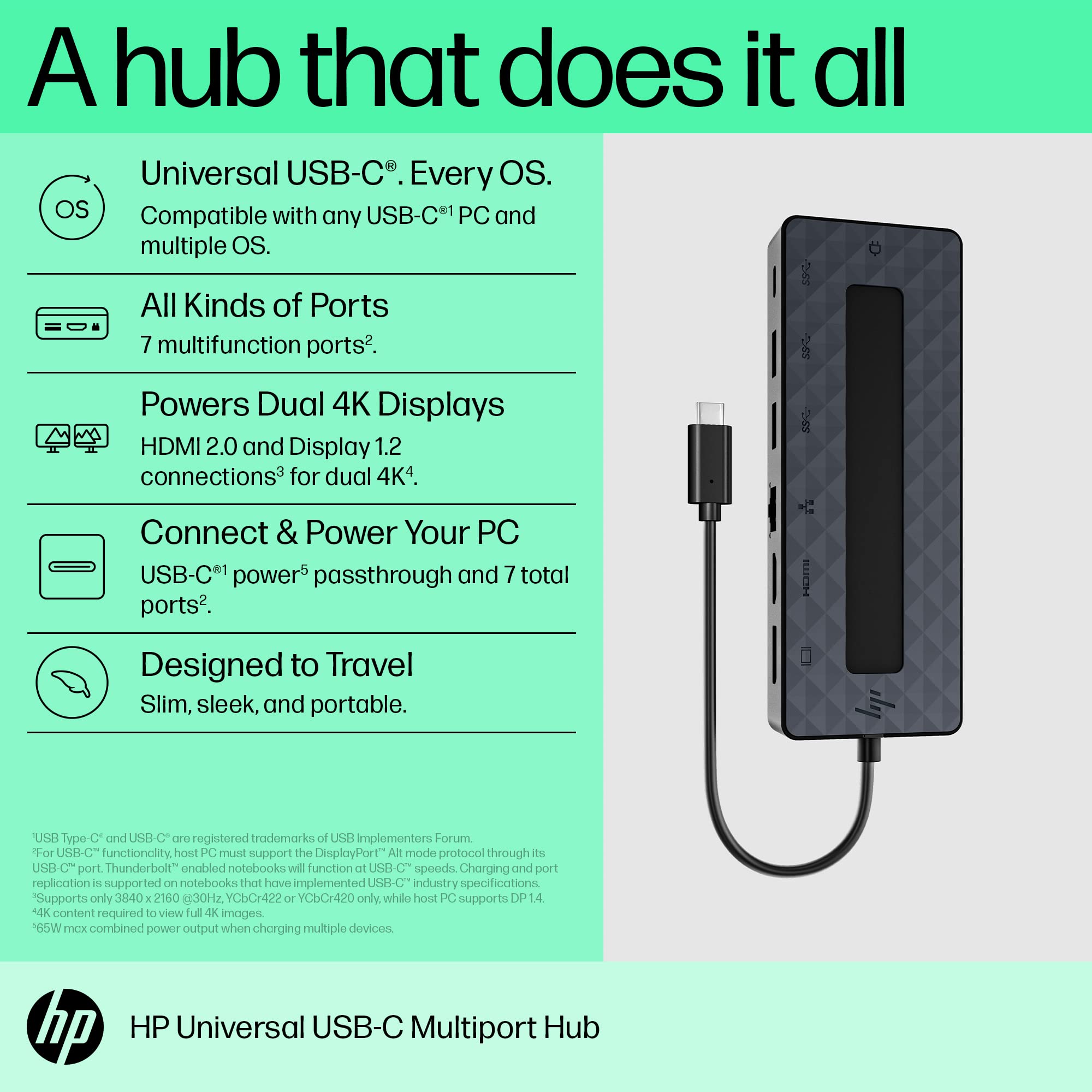 HP Universal USB-C Multiport Hub