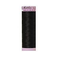 Mettler Silk-Finish 50 Weight Solid Cotton Thread, 164 yd/150m, Black