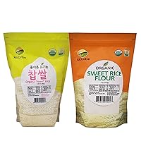 McCabe Organic Sweet Rice Delights - Premium Organic Sticky Brown Rice and Sweet Rice Flour Duo - USDA and CCOF Certified | From Farm to Table Goodness