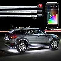 XKGLOW chrome App Control Car Standard LED Accent Light Kit - Under Glow