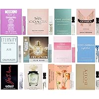 Best Selling Designer Fragrance Samples for Women - 12 Vial Set (As Pictured)